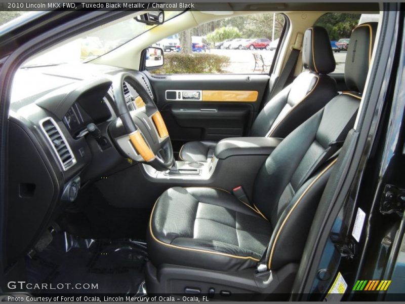  2010 MKX FWD Charcoal Black Interior