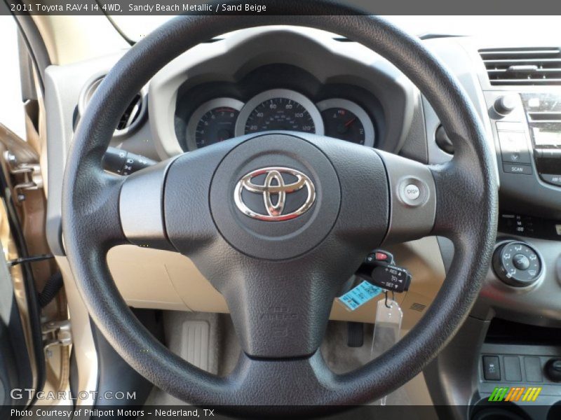  2011 RAV4 I4 4WD Steering Wheel