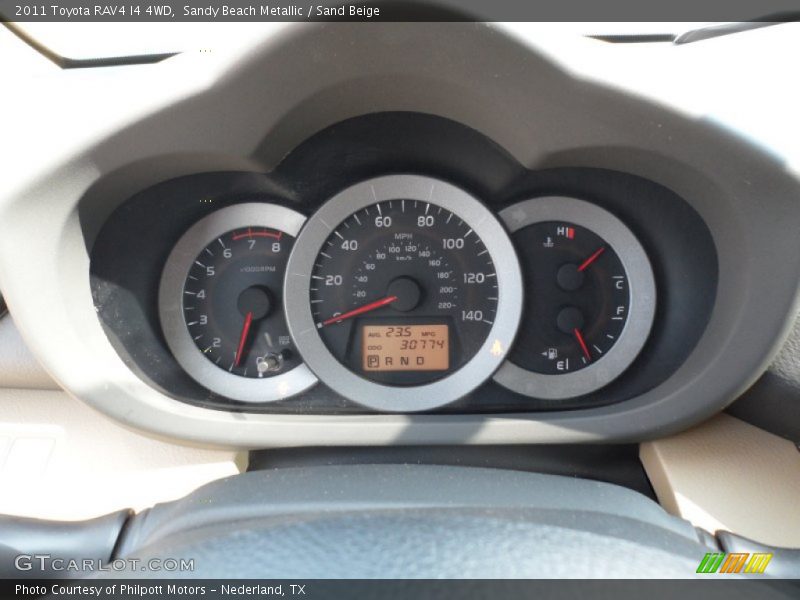  2011 RAV4 I4 4WD I4 4WD Gauges