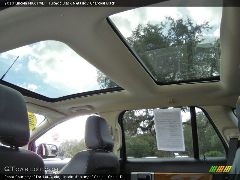 Sunroof of 2010 MKX FWD