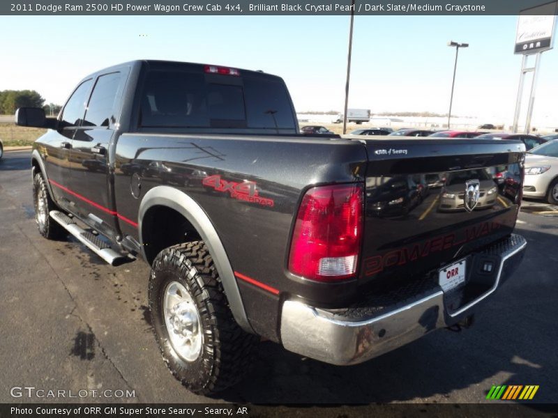 Brilliant Black Crystal Pearl / Dark Slate/Medium Graystone 2011 Dodge Ram 2500 HD Power Wagon Crew Cab 4x4