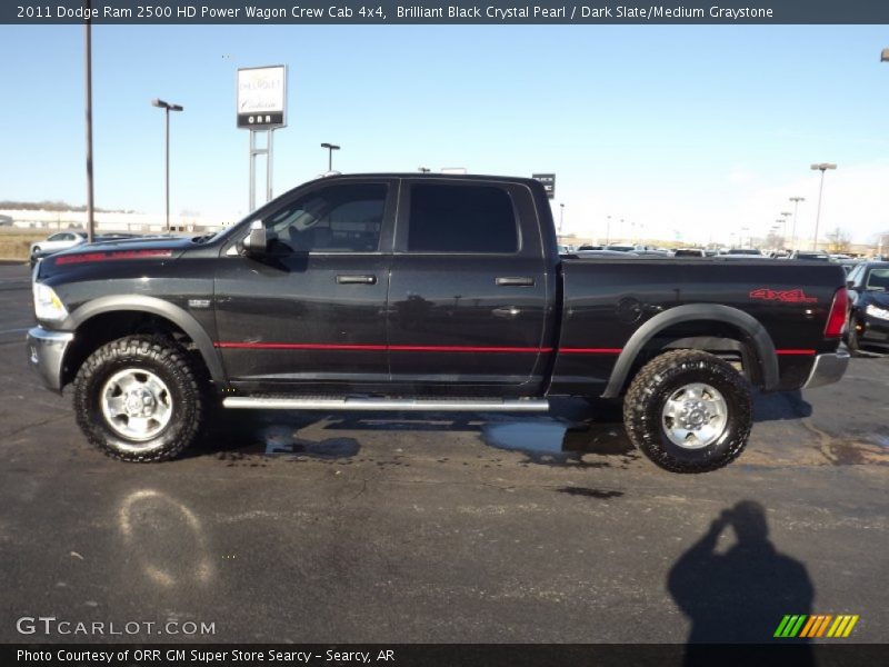 Brilliant Black Crystal Pearl / Dark Slate/Medium Graystone 2011 Dodge Ram 2500 HD Power Wagon Crew Cab 4x4