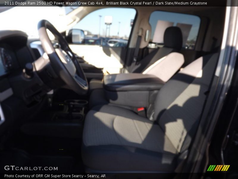Brilliant Black Crystal Pearl / Dark Slate/Medium Graystone 2011 Dodge Ram 2500 HD Power Wagon Crew Cab 4x4
