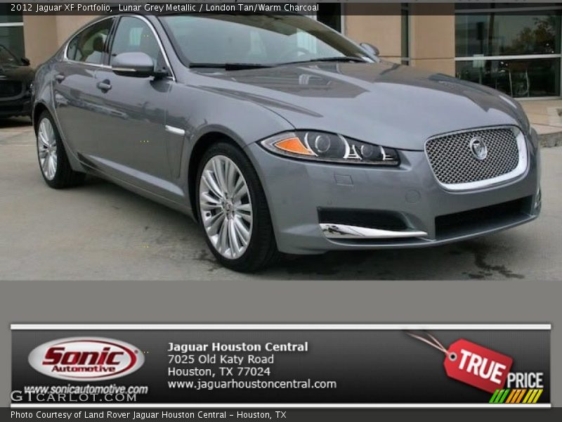 Lunar Grey Metallic / London Tan/Warm Charcoal 2012 Jaguar XF Portfolio
