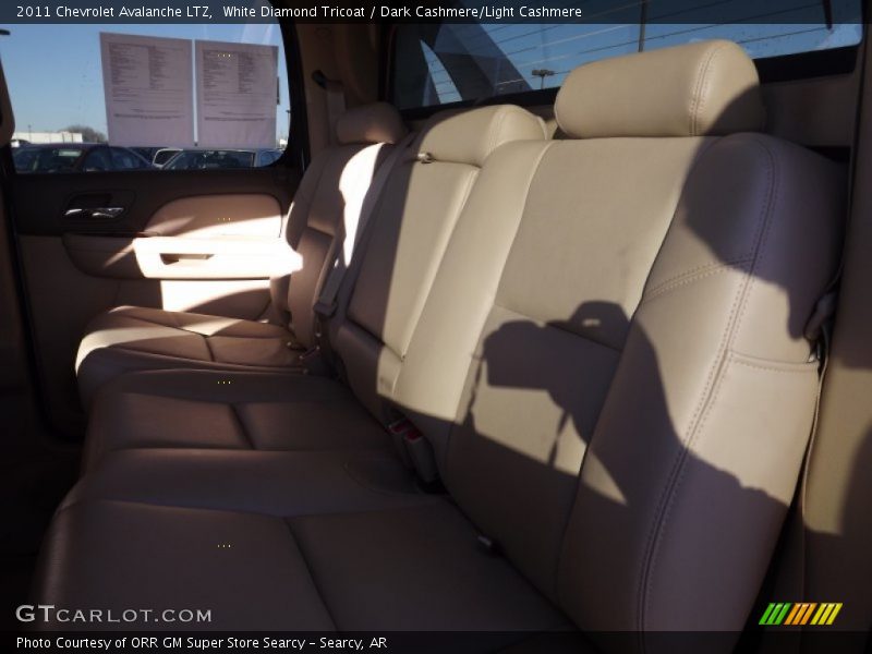 White Diamond Tricoat / Dark Cashmere/Light Cashmere 2011 Chevrolet Avalanche LTZ