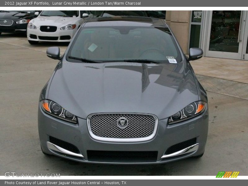 Lunar Grey Metallic / London Tan/Warm Charcoal 2012 Jaguar XF Portfolio