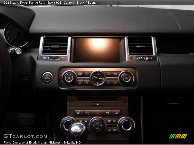 Controls of 2013 Range Rover Sport HSE