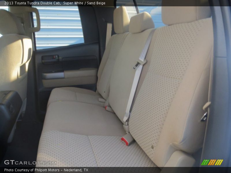 Super White / Sand Beige 2013 Toyota Tundra Double Cab