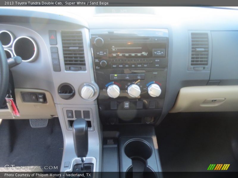 Super White / Sand Beige 2013 Toyota Tundra Double Cab