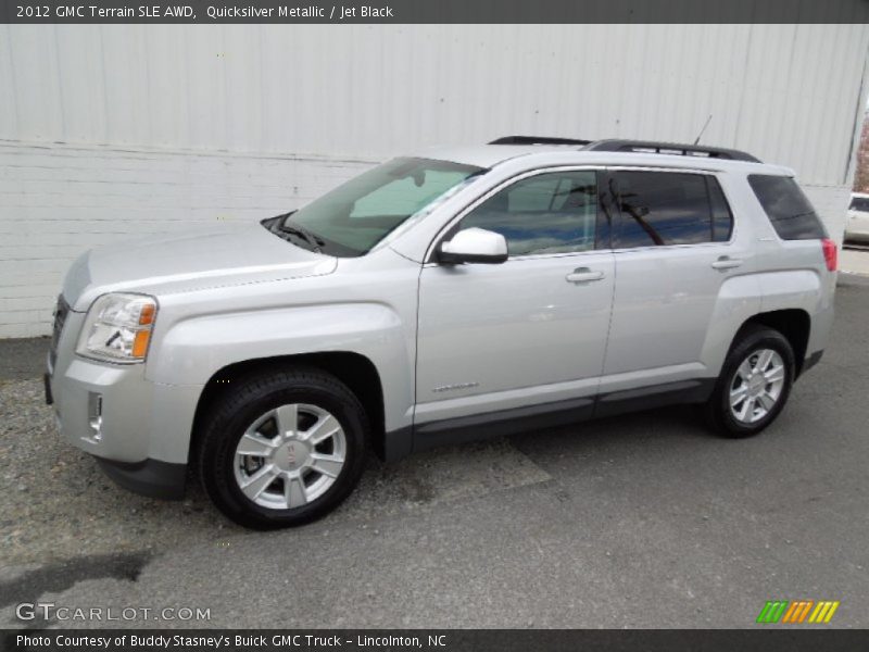 Quicksilver Metallic / Jet Black 2012 GMC Terrain SLE AWD
