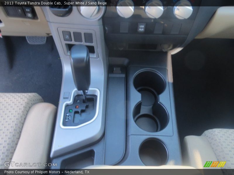 Super White / Sand Beige 2013 Toyota Tundra Double Cab