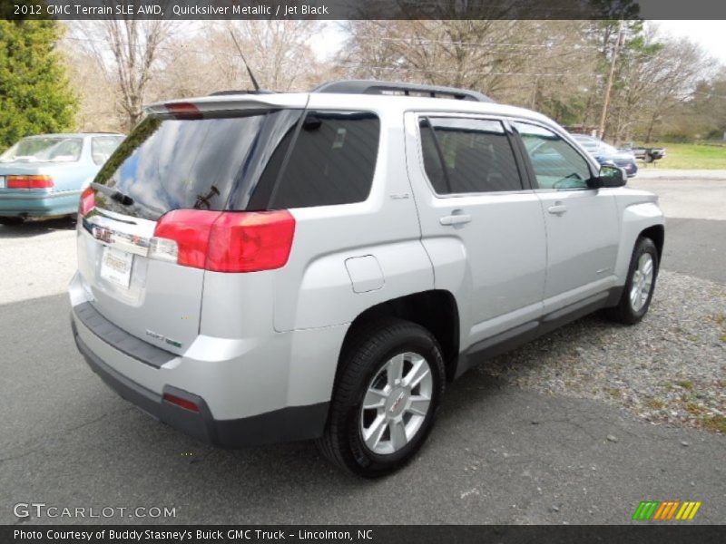 Quicksilver Metallic / Jet Black 2012 GMC Terrain SLE AWD
