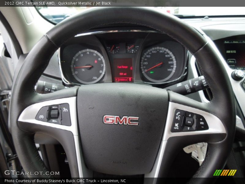 Quicksilver Metallic / Jet Black 2012 GMC Terrain SLE AWD
