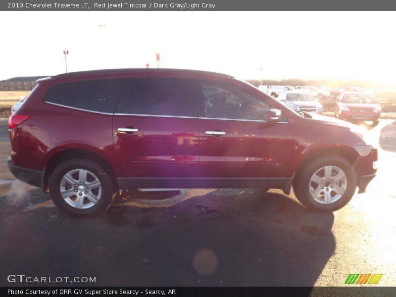 Red Jewel Tintcoat / Dark Gray/Light Gray 2010 Chevrolet Traverse LT