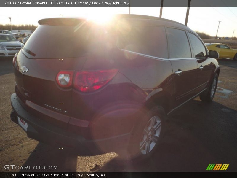 Red Jewel Tintcoat / Dark Gray/Light Gray 2010 Chevrolet Traverse LT