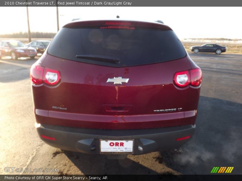 Red Jewel Tintcoat / Dark Gray/Light Gray 2010 Chevrolet Traverse LT