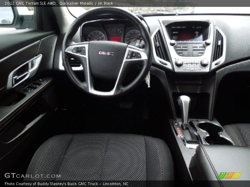 Quicksilver Metallic / Jet Black 2012 GMC Terrain SLE AWD