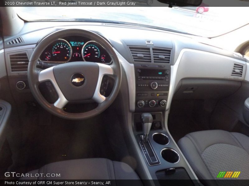 Red Jewel Tintcoat / Dark Gray/Light Gray 2010 Chevrolet Traverse LT