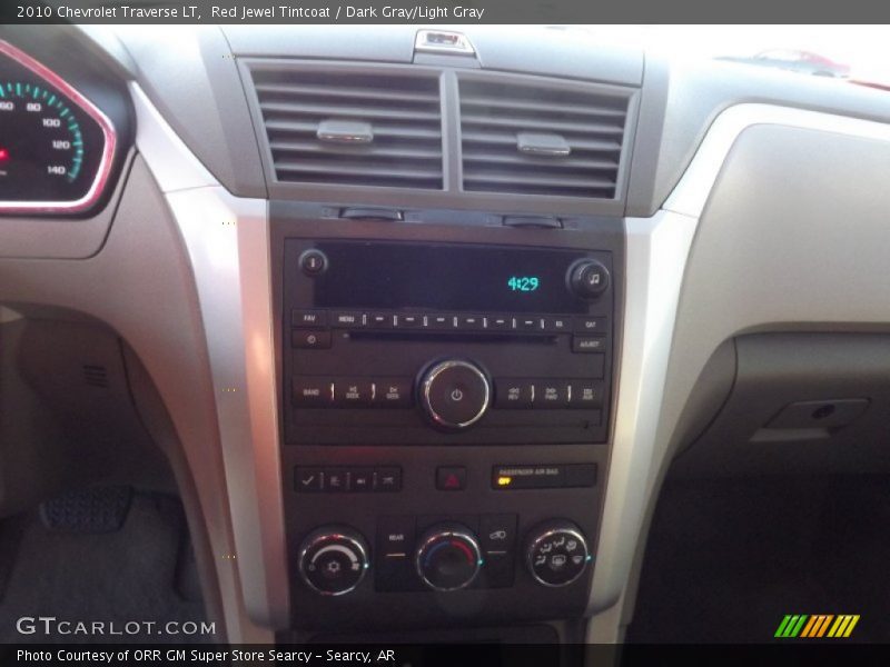 Red Jewel Tintcoat / Dark Gray/Light Gray 2010 Chevrolet Traverse LT