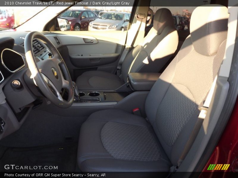 Red Jewel Tintcoat / Dark Gray/Light Gray 2010 Chevrolet Traverse LT