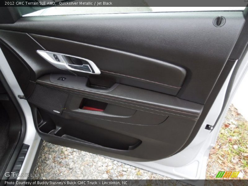 Quicksilver Metallic / Jet Black 2012 GMC Terrain SLE AWD