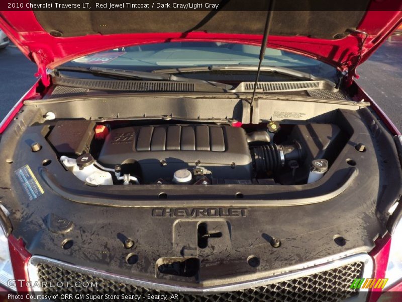 Red Jewel Tintcoat / Dark Gray/Light Gray 2010 Chevrolet Traverse LT