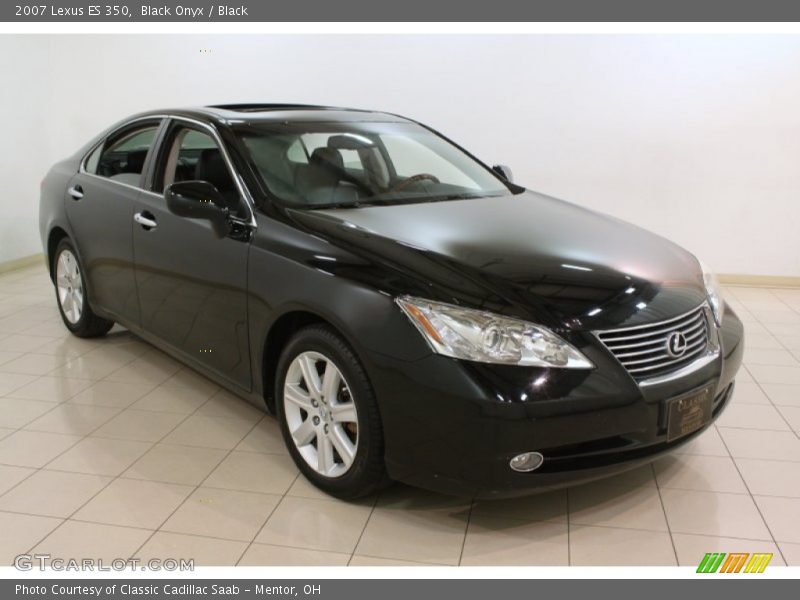 Black Onyx / Black 2007 Lexus ES 350