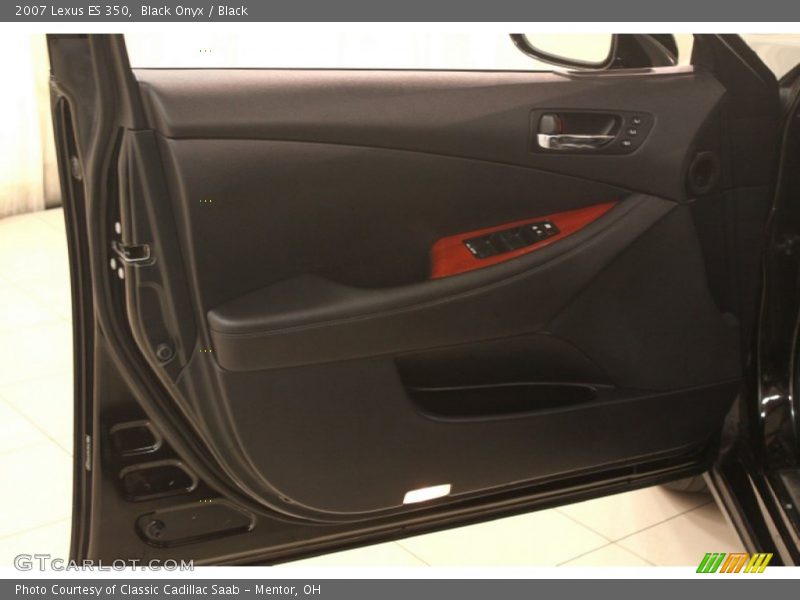 Black Onyx / Black 2007 Lexus ES 350