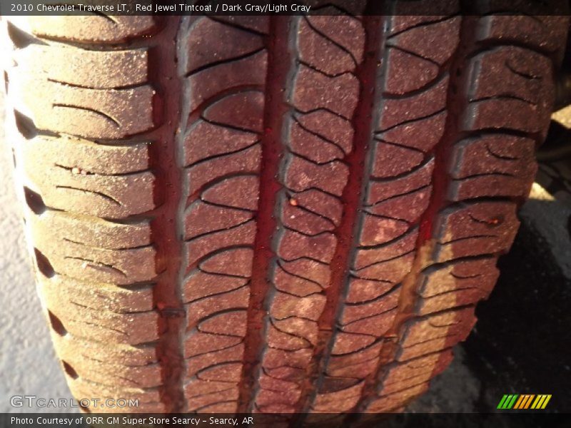 Red Jewel Tintcoat / Dark Gray/Light Gray 2010 Chevrolet Traverse LT