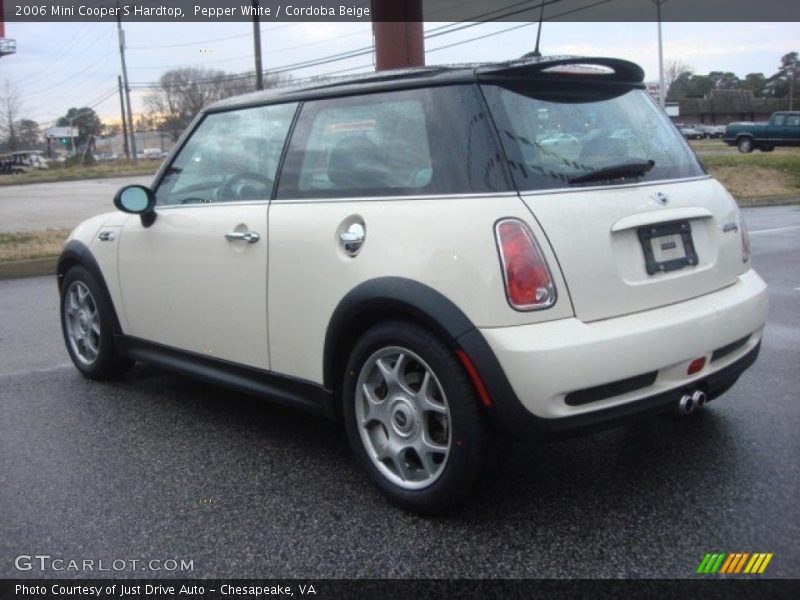 Pepper White / Cordoba Beige 2006 Mini Cooper S Hardtop