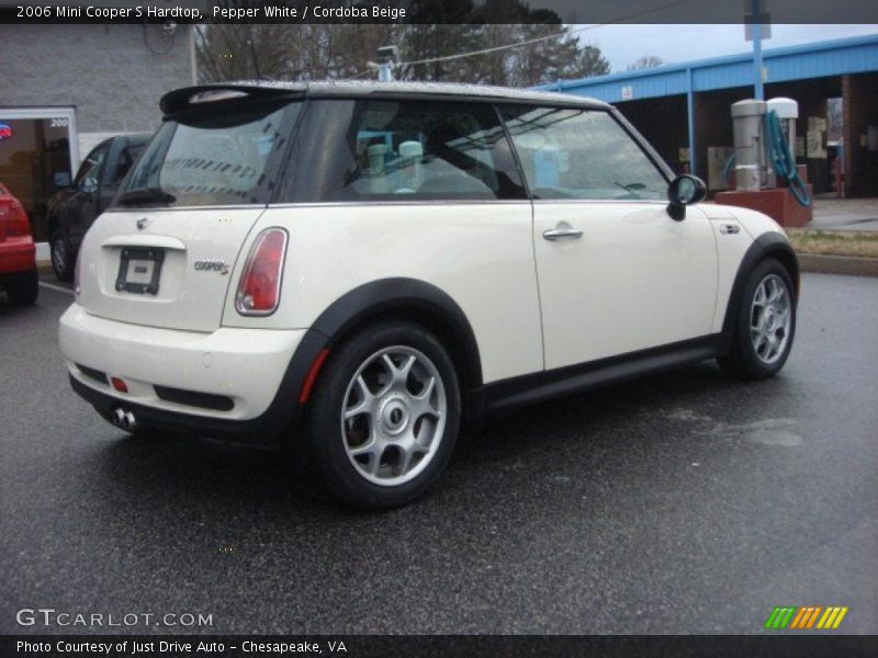 Pepper White / Cordoba Beige 2006 Mini Cooper S Hardtop