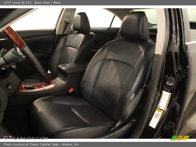 Black Onyx / Black 2007 Lexus ES 350
