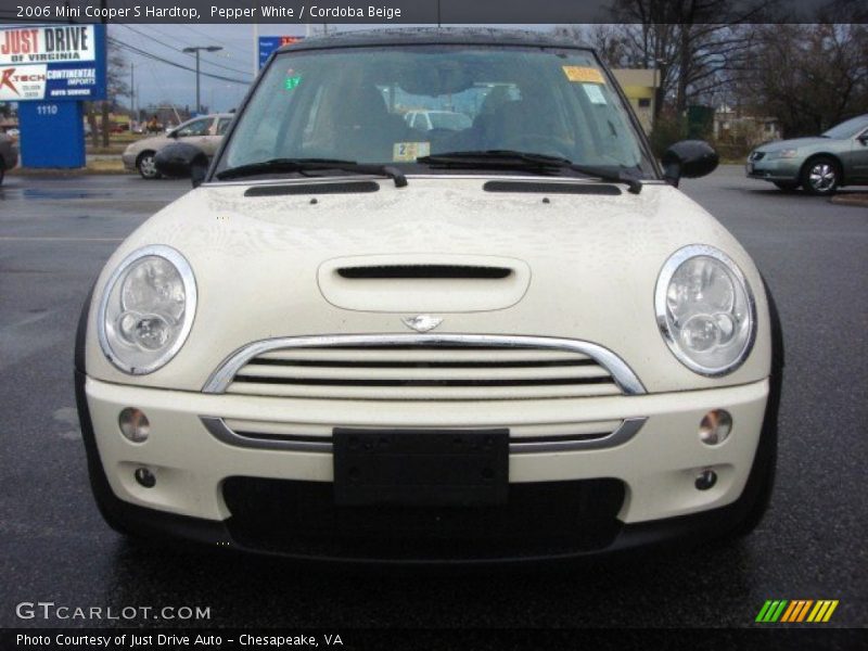 Pepper White / Cordoba Beige 2006 Mini Cooper S Hardtop