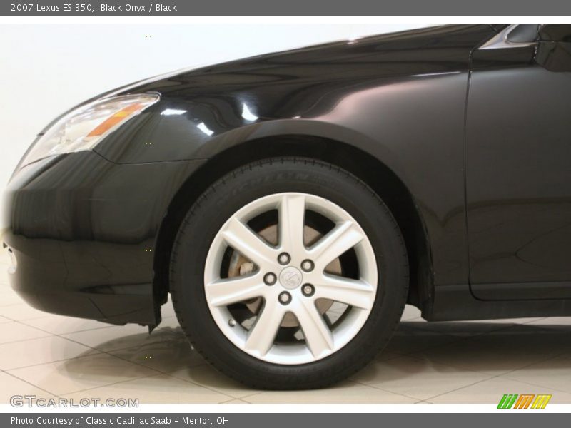 Black Onyx / Black 2007 Lexus ES 350