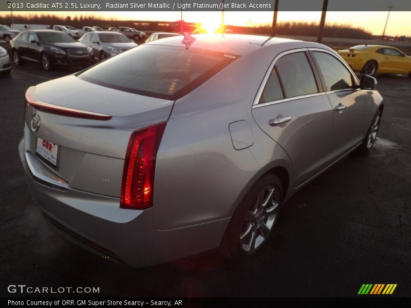 Radiant Silver Metallic / Light Platinum/Jet Black Accents 2013 Cadillac ATS 2.5L Luxury