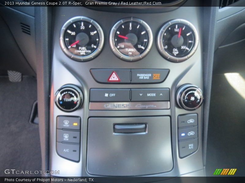 Controls of 2013 Genesis Coupe 2.0T R-Spec