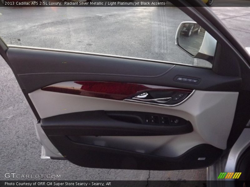 Radiant Silver Metallic / Light Platinum/Jet Black Accents 2013 Cadillac ATS 2.5L Luxury