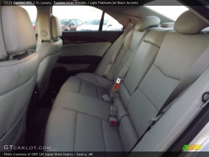 Radiant Silver Metallic / Light Platinum/Jet Black Accents 2013 Cadillac ATS 2.5L Luxury