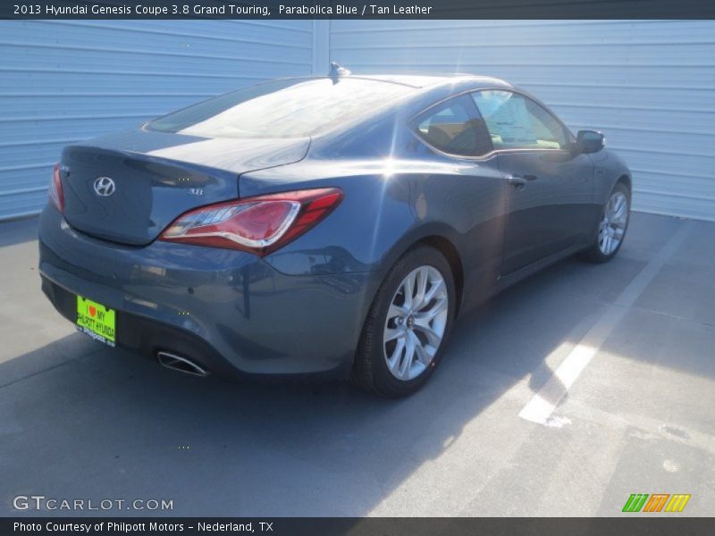 Parabolica Blue / Tan Leather 2013 Hyundai Genesis Coupe 3.8 Grand Touring