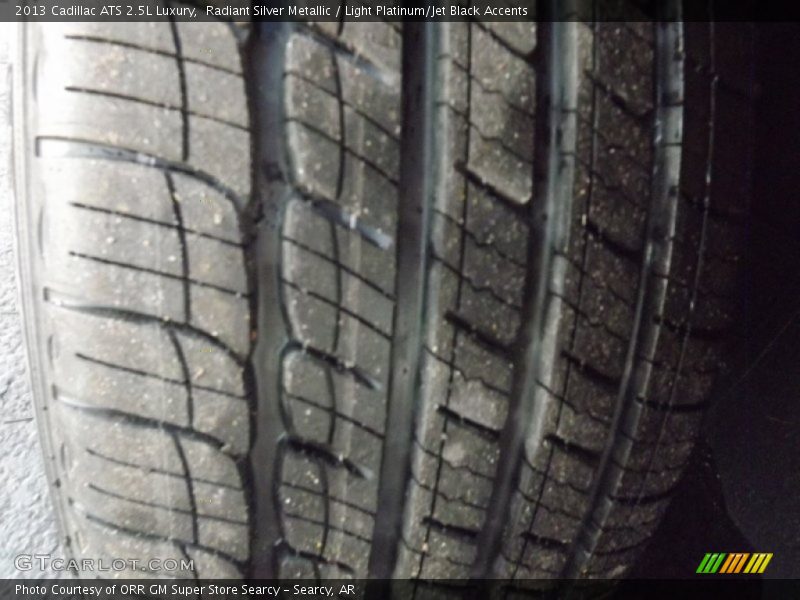 Radiant Silver Metallic / Light Platinum/Jet Black Accents 2013 Cadillac ATS 2.5L Luxury