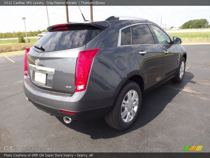 Gray Flannel Metallic / Titanium/Ebony 2012 Cadillac SRX Luxury