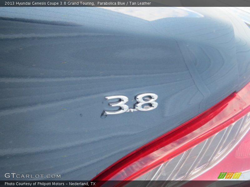 Parabolica Blue / Tan Leather 2013 Hyundai Genesis Coupe 3.8 Grand Touring