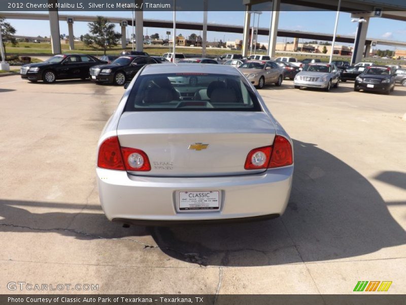 Silver Ice Metallic / Titanium 2012 Chevrolet Malibu LS