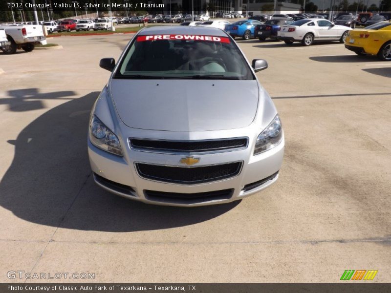 Silver Ice Metallic / Titanium 2012 Chevrolet Malibu LS