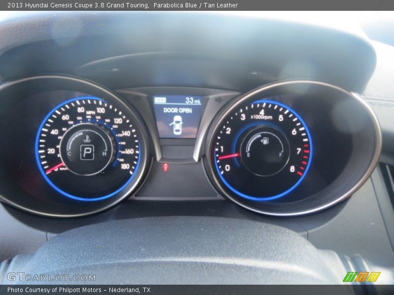  2013 Genesis Coupe 3.8 Grand Touring 3.8 Grand Touring Gauges