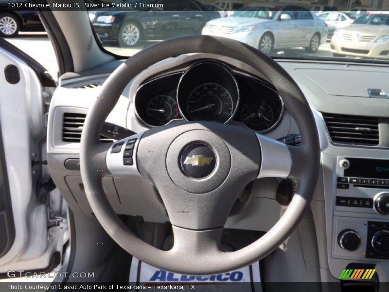 Silver Ice Metallic / Titanium 2012 Chevrolet Malibu LS