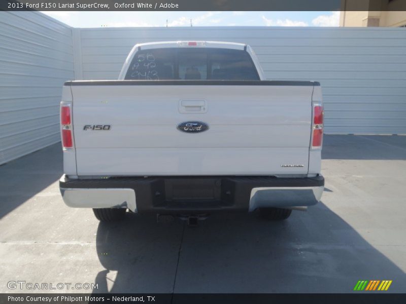 Oxford White / Adobe 2013 Ford F150 Lariat SuperCrew