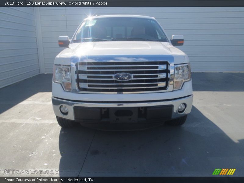 Oxford White / Adobe 2013 Ford F150 Lariat SuperCrew