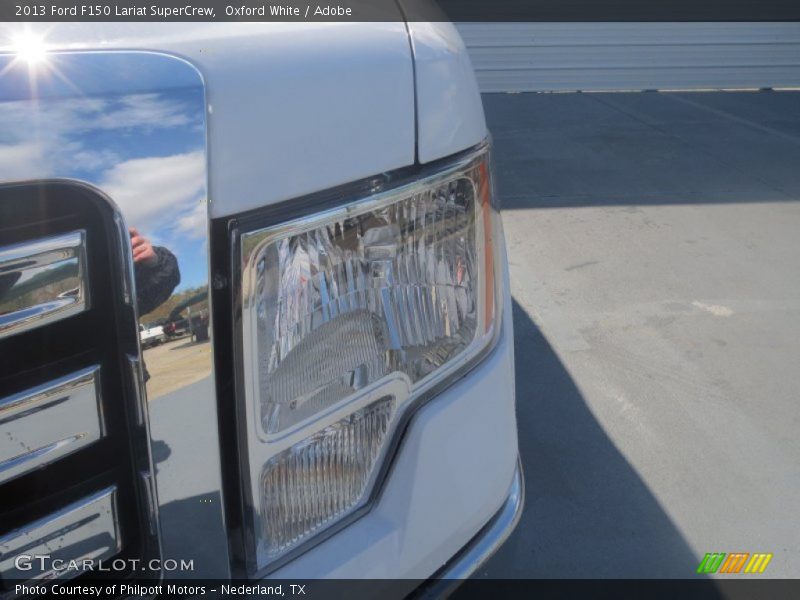 Oxford White / Adobe 2013 Ford F150 Lariat SuperCrew