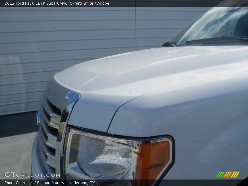Oxford White / Adobe 2013 Ford F150 Lariat SuperCrew